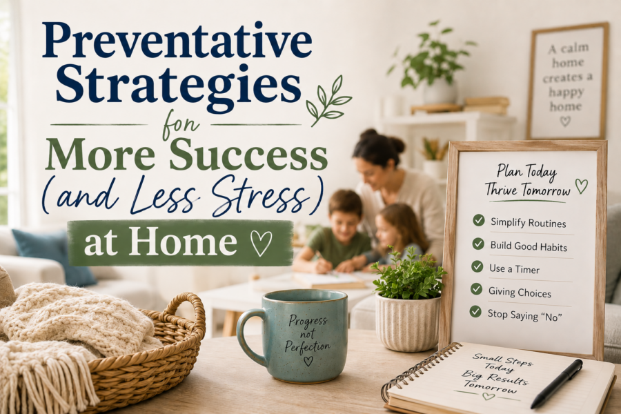 Preventative Strategies for More Success (and Less Stress) at Home