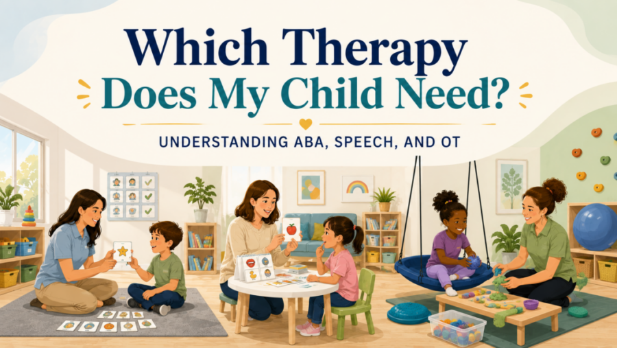 Which Therapy Does My Child Need? Understanding ABA, Speech, and Occupational Therapy
